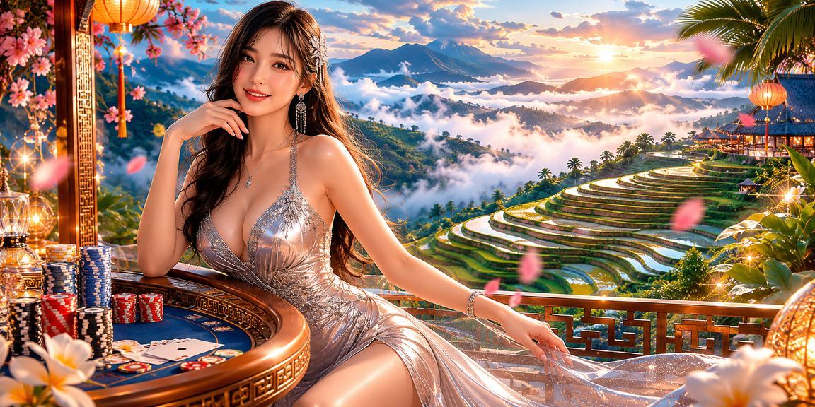 Khung cảnh núi Sapa với phụ nữ Việt Nam và không khí casino trực tuyến